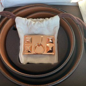 Pre Loved Authentic HERMES belt strap. NO Buckle!